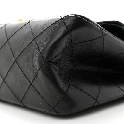 Chanel Aged Calfskin Quilted 2.55 Reissue 226 Flap Black 10 of 11