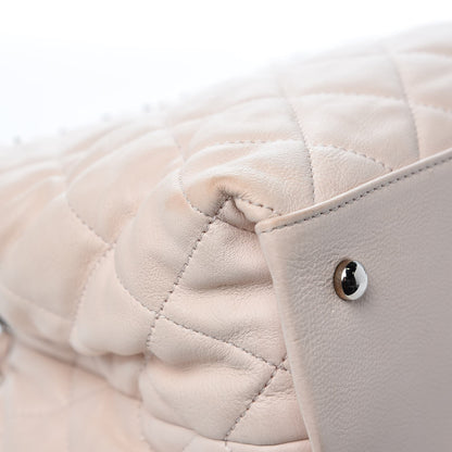 Chanel Lambskin Quilted Mini Chain Me Tote Light Beige 12 of 12
