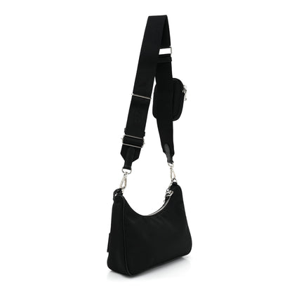 Prada Nylon Re-Edition 2005 Shoulder Bag Black 3 of 9