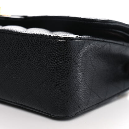 Chanel Caviar Quilted Medium Double Flap Black 9 of 11