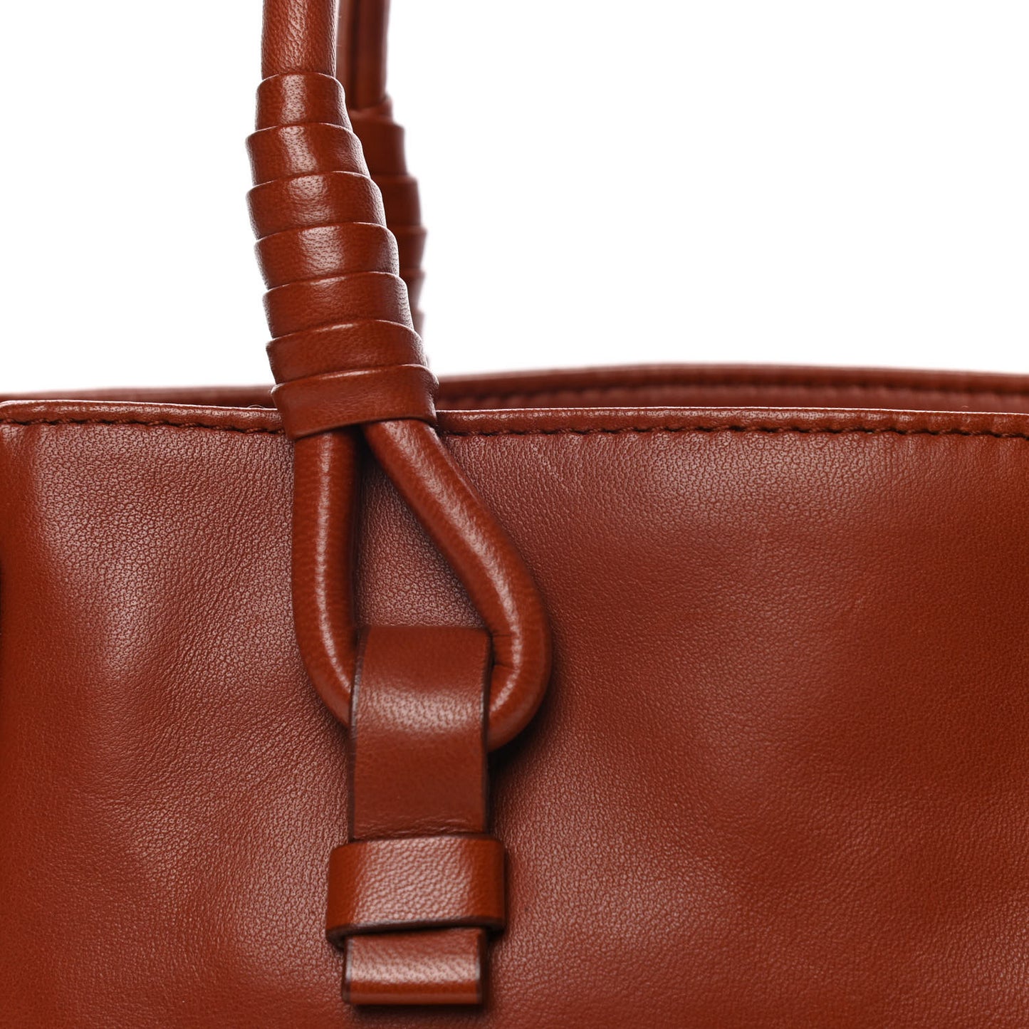 Nappa Intrecciato Bag Rust