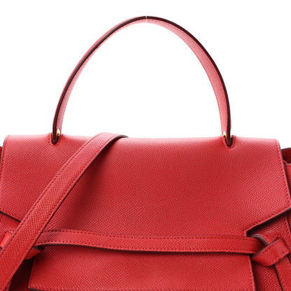 Celine Grained Calfskin Mini Belt Bag Coquelicot 8 of 10