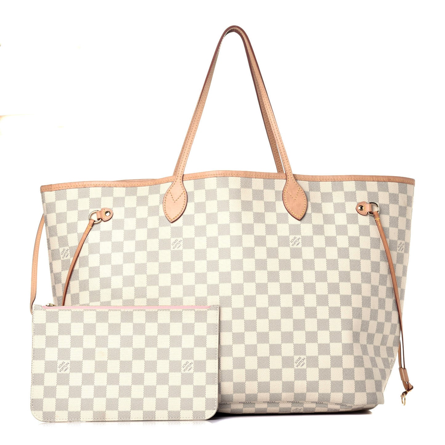 Damier Azur Neo Neverfull GM Rose Ballerine