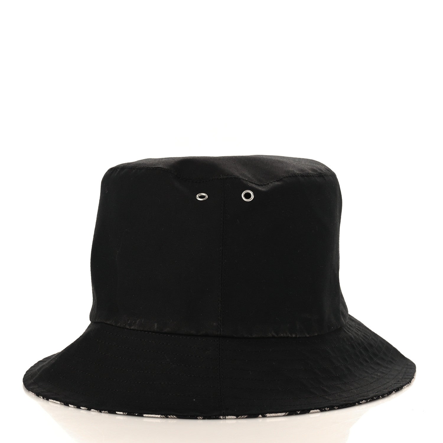 Christian Dior Oblique Reversible Teddy-D Brim Bucket Hat 58 Black 8 of 10