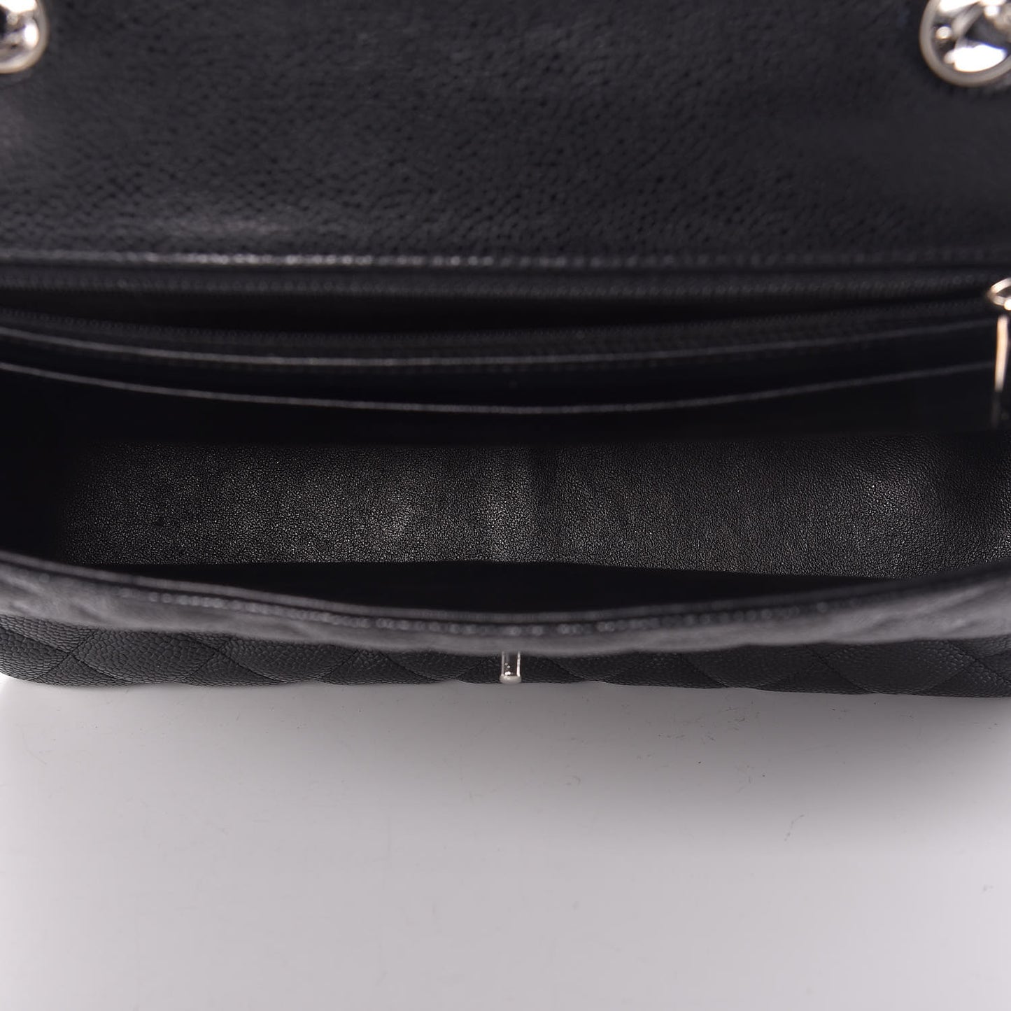 Caviar Quilted Jumbo Single Flap Black