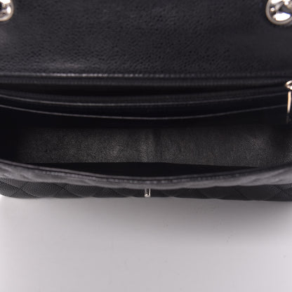 Chanel Caviar Quilted Jumbo Single Flap Black 7 of 17