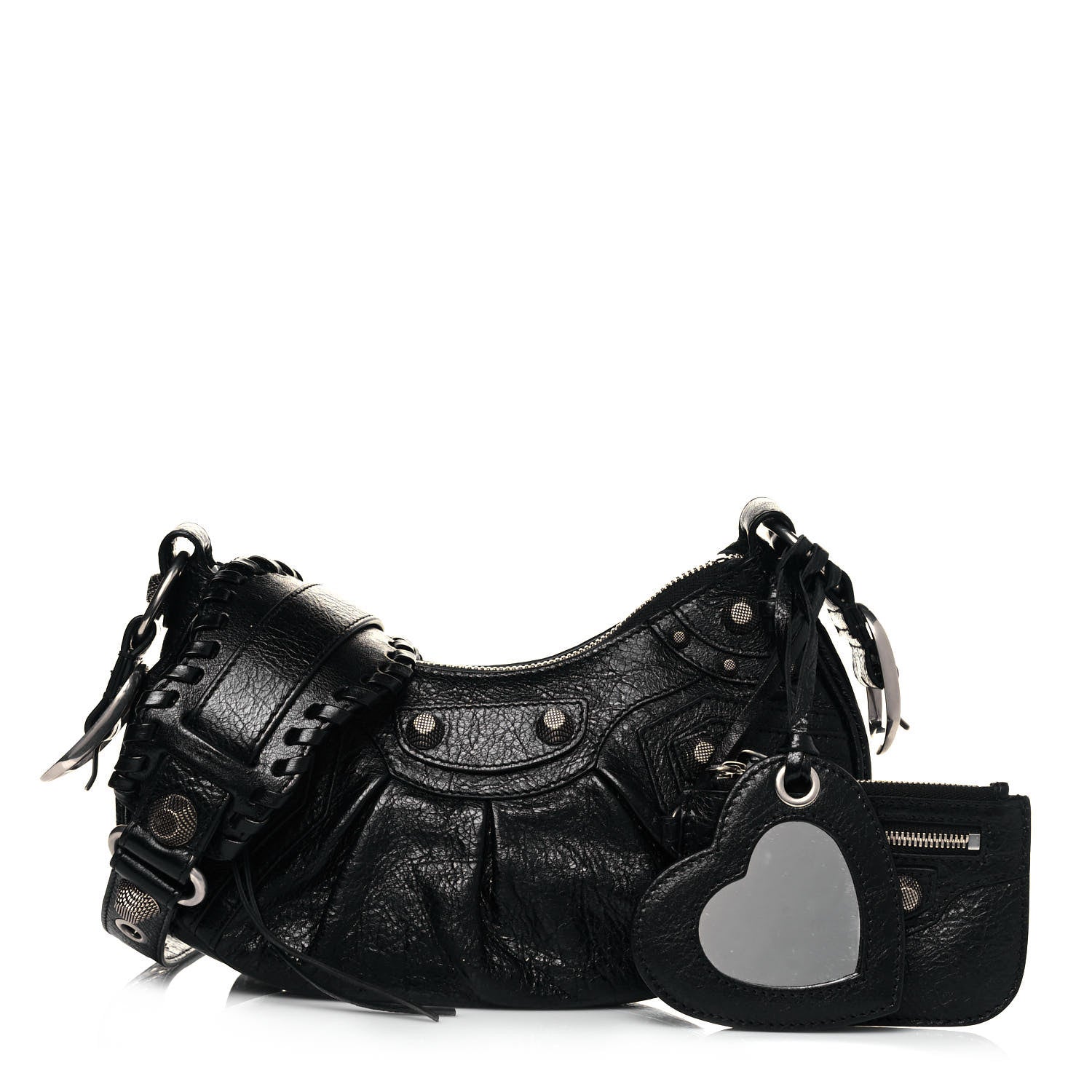 Balenciaga Agneau Arena Le Cagole Shoulder Bag XS Black 1 of 9