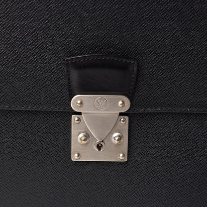 Louis Vuitton Taiga Moskova 2 Soufflots Briefcase Ardoise 8 of 13
