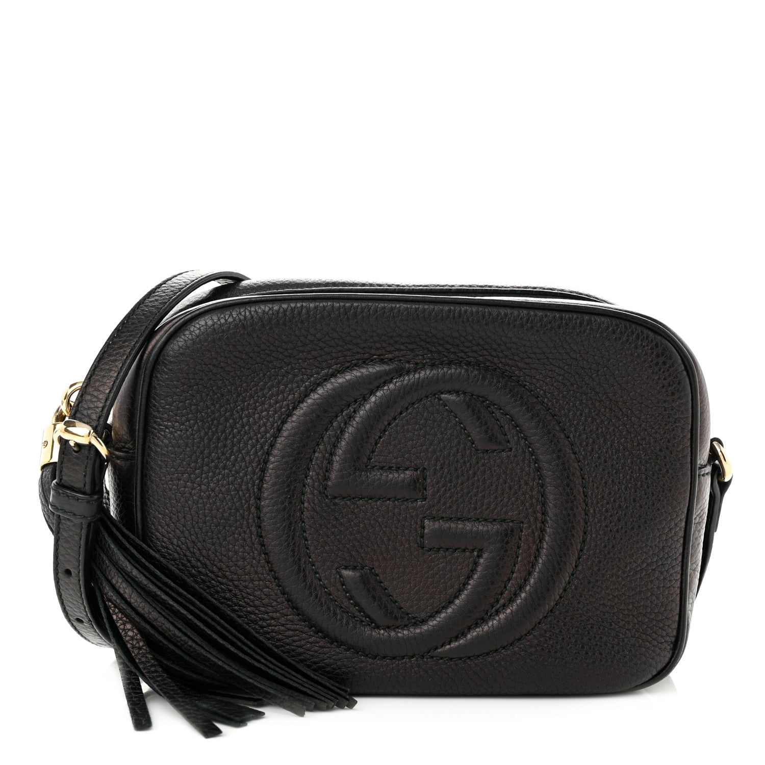 Gucci Pebbled Calfskin Small Soho Disco Bag Black 1 of 10
