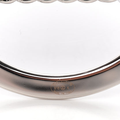 Chanel Lambskin Baguette Crystal Logo Brooch Black Silver 3 of 4