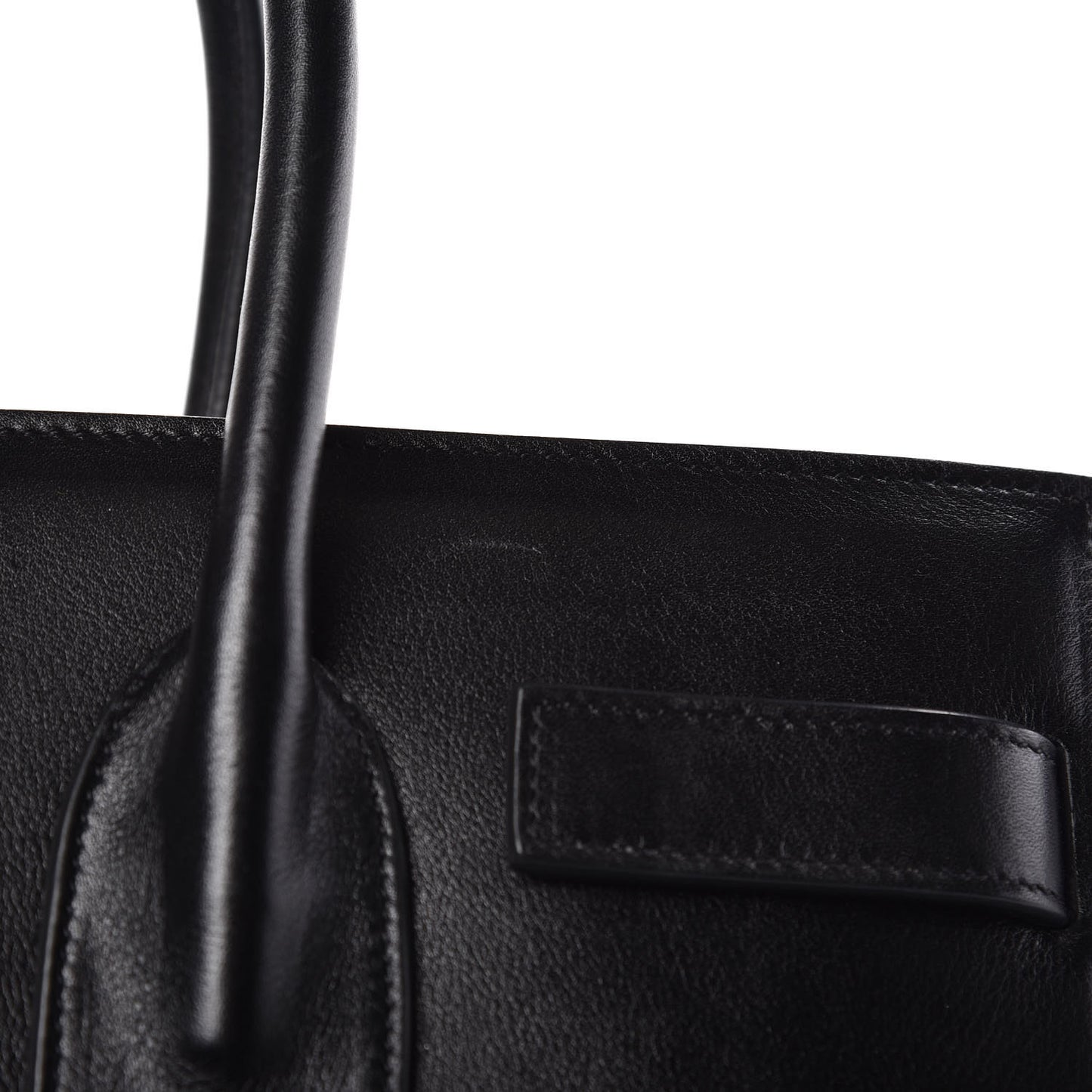 Calfskin Small Sac De Jour Black