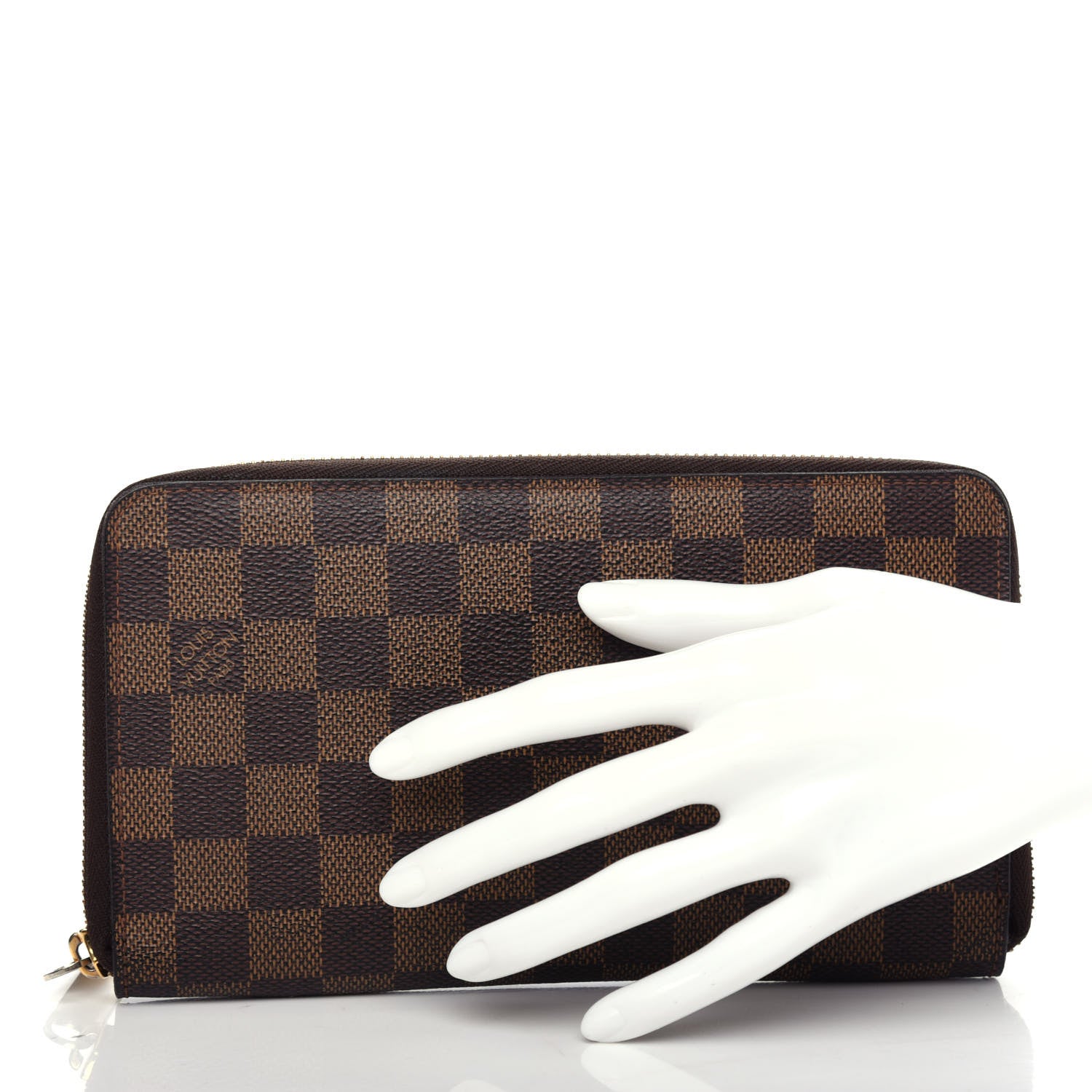 Louis Vuitton Damier Ebene Zippy Organizer Wallet 2 of 7