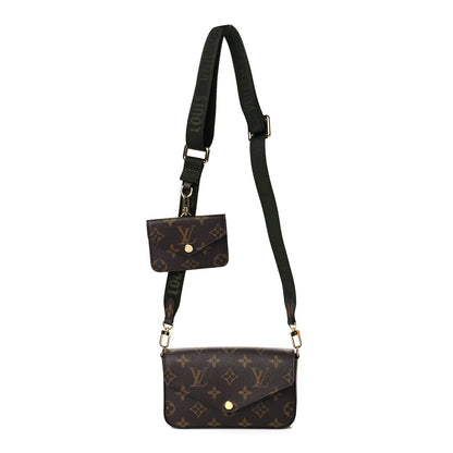Louis Vuitton Monogram Felicie Strap & Go Kaki 1 of 10