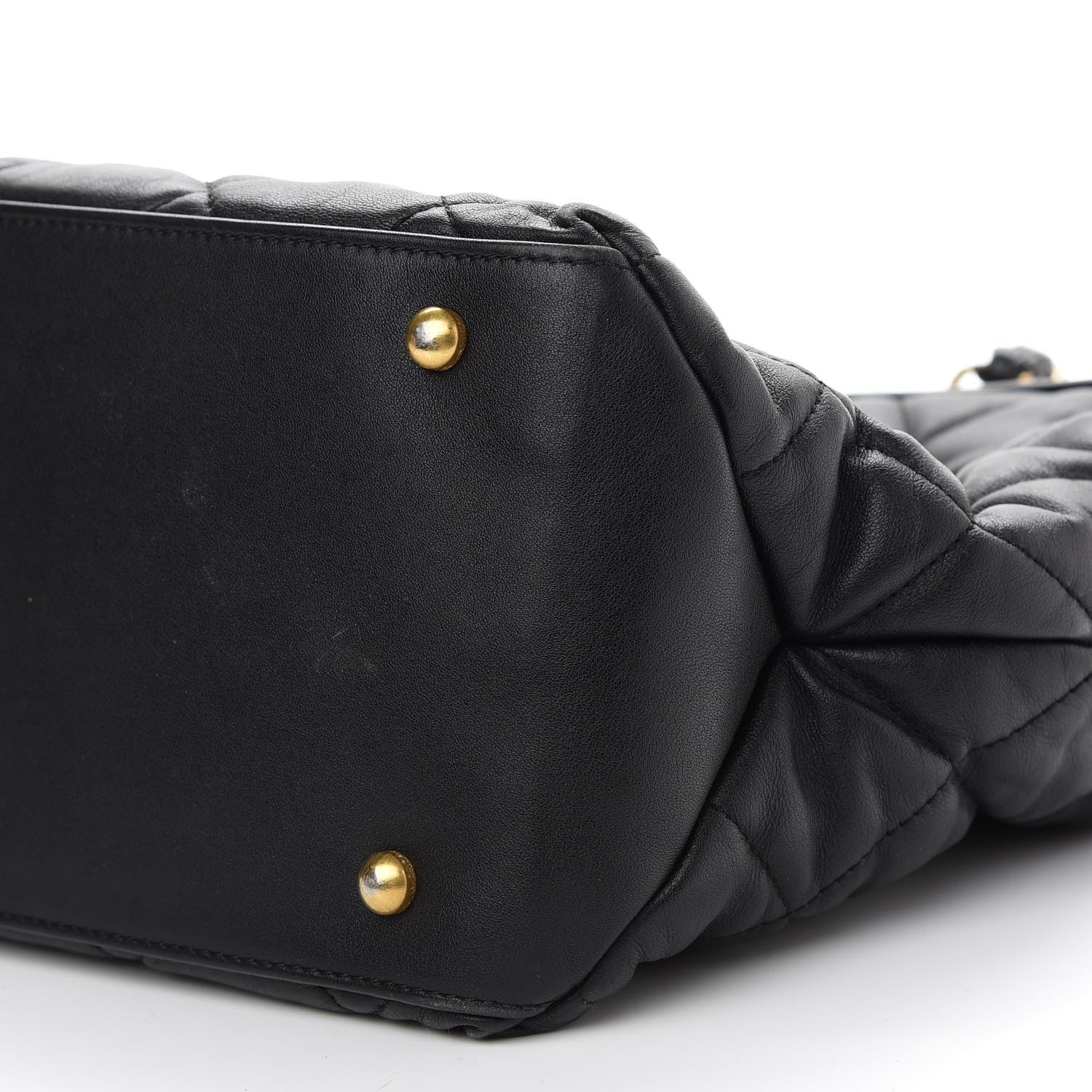 Chanel Calfskin Quilted Large Soft Elegance Tote Black 12 of 12