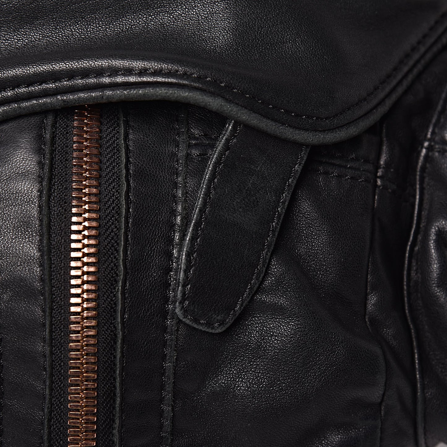 Lambskin Mini Marti Backpack Washed Black Rose Gold Hardware