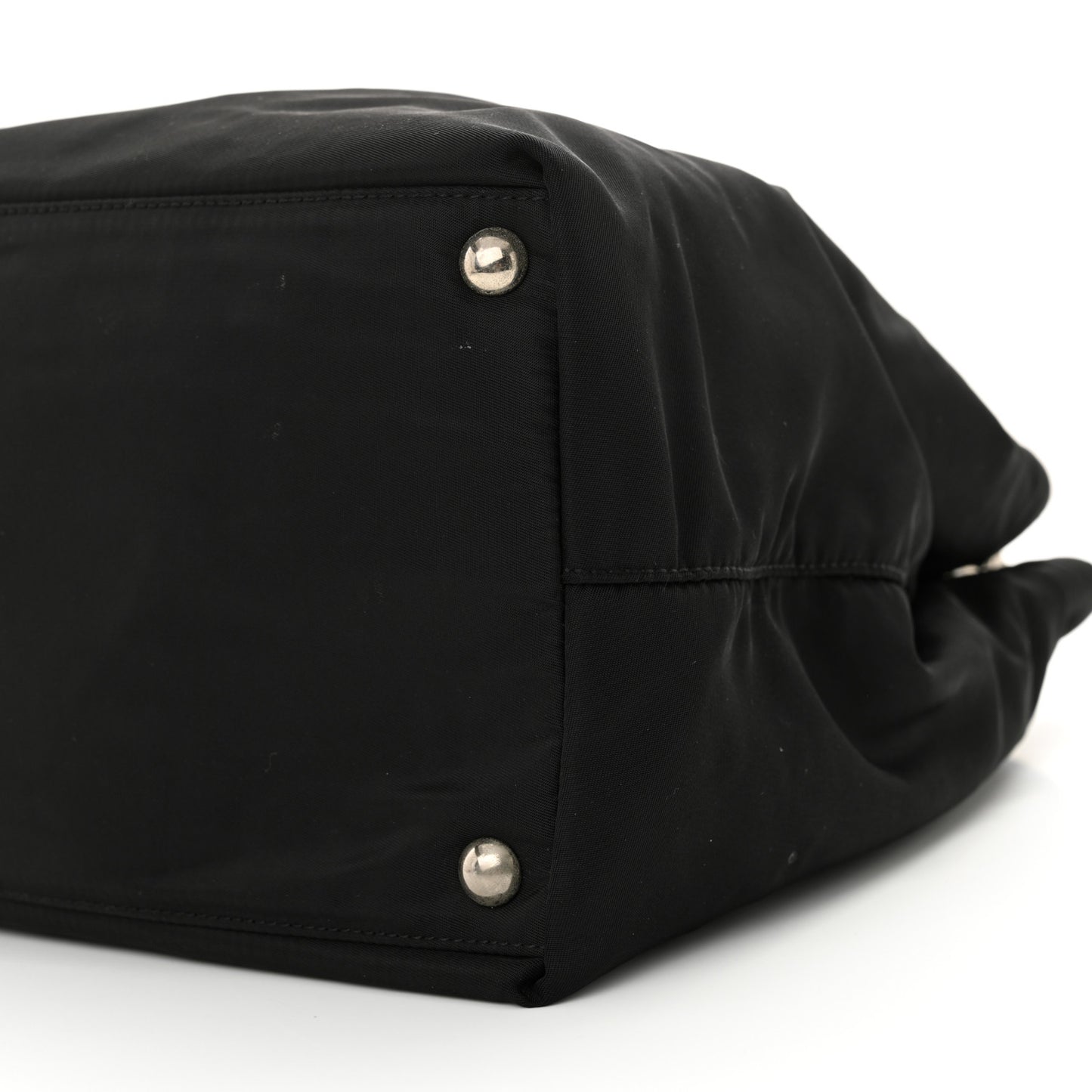 Tessuto Nylon Saffiano Tote Black
