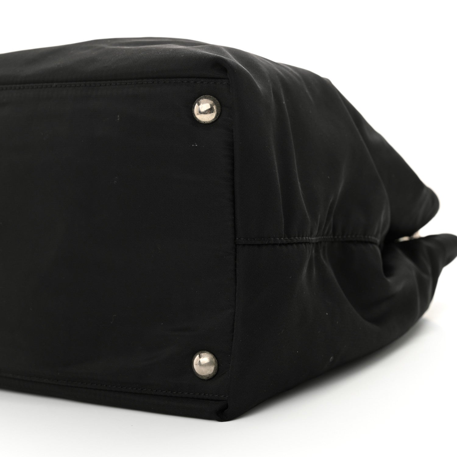 Prada Tessuto Nylon Saffiano Tote Black 10 of 10