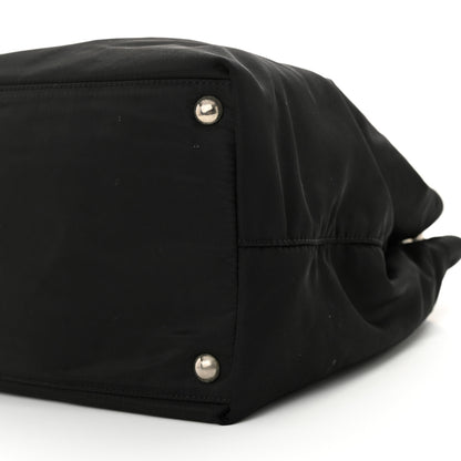 Prada Tessuto Nylon Saffiano Tote Black 10 of 10