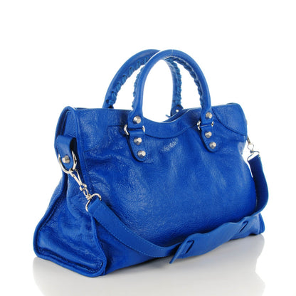 Balenciaga Agneau Giant 12 Silver Hardware City Bleu Lazuli 3 of 7