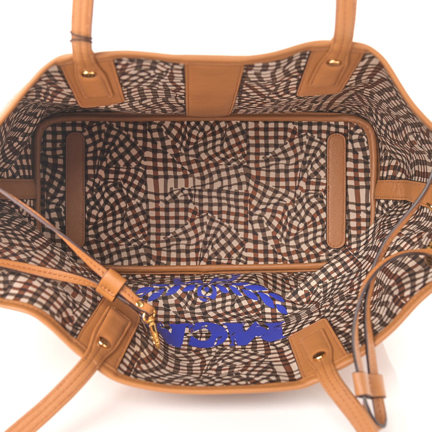 Visetos Medium Liz Reversible Shopper Tote Cognac