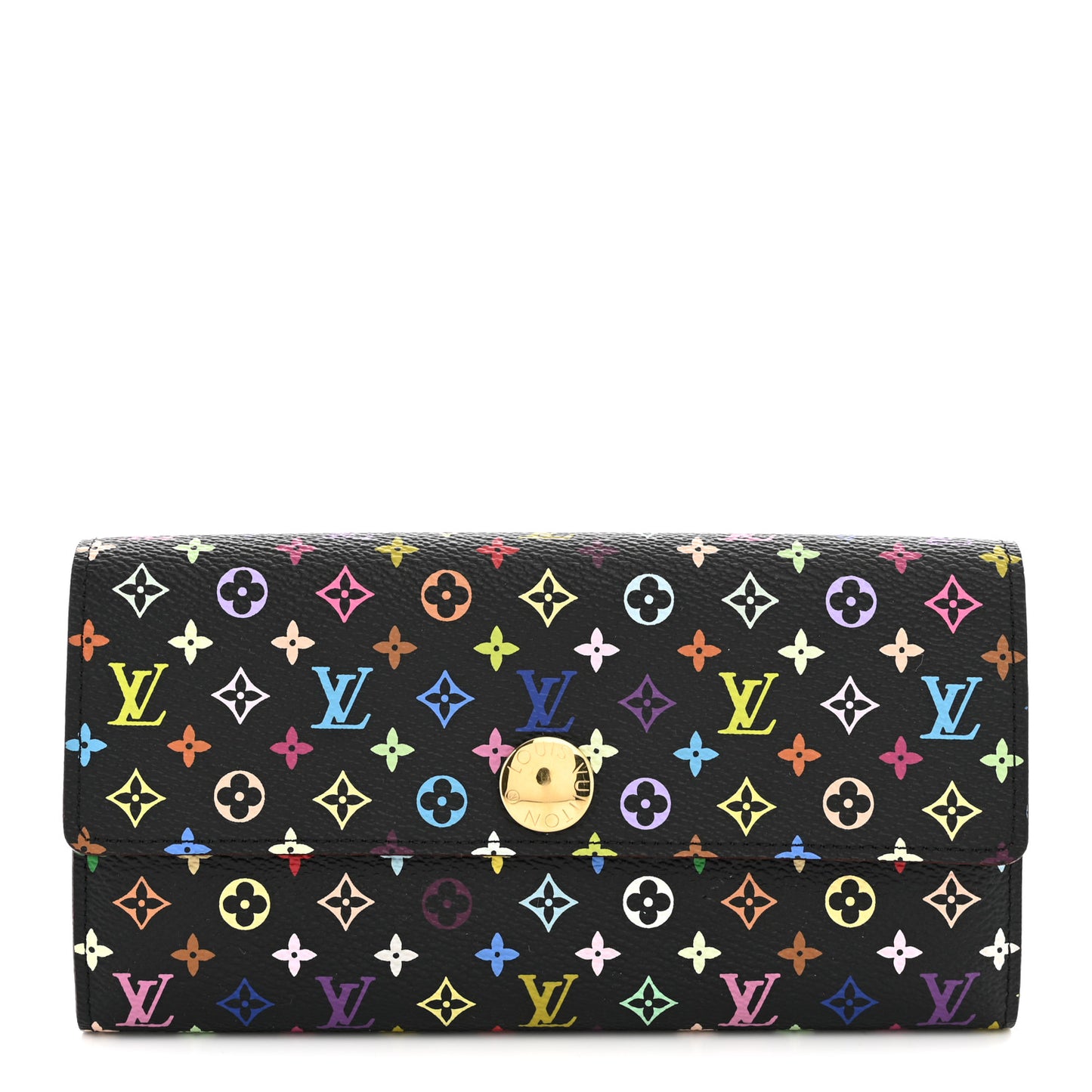 Monogram Multicolor Sarah Wallet Black Grenade