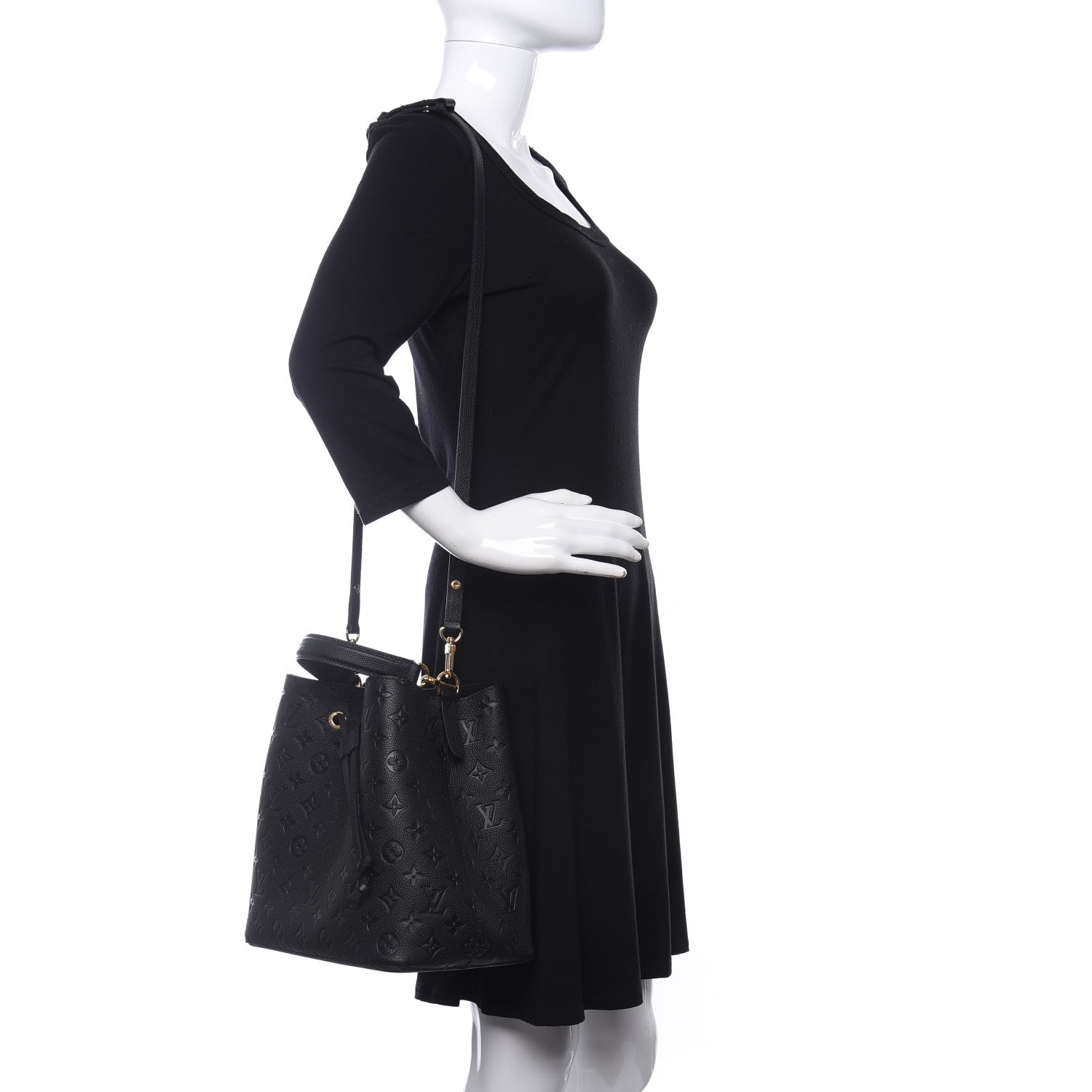 Louis Vuitton Empreinte Neonoe MM Black 2 of 10
