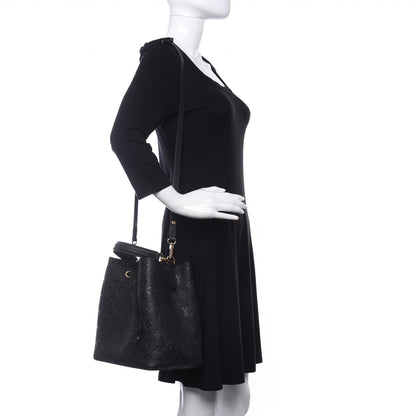 Louis Vuitton Empreinte Neonoe MM Black 2 of 10