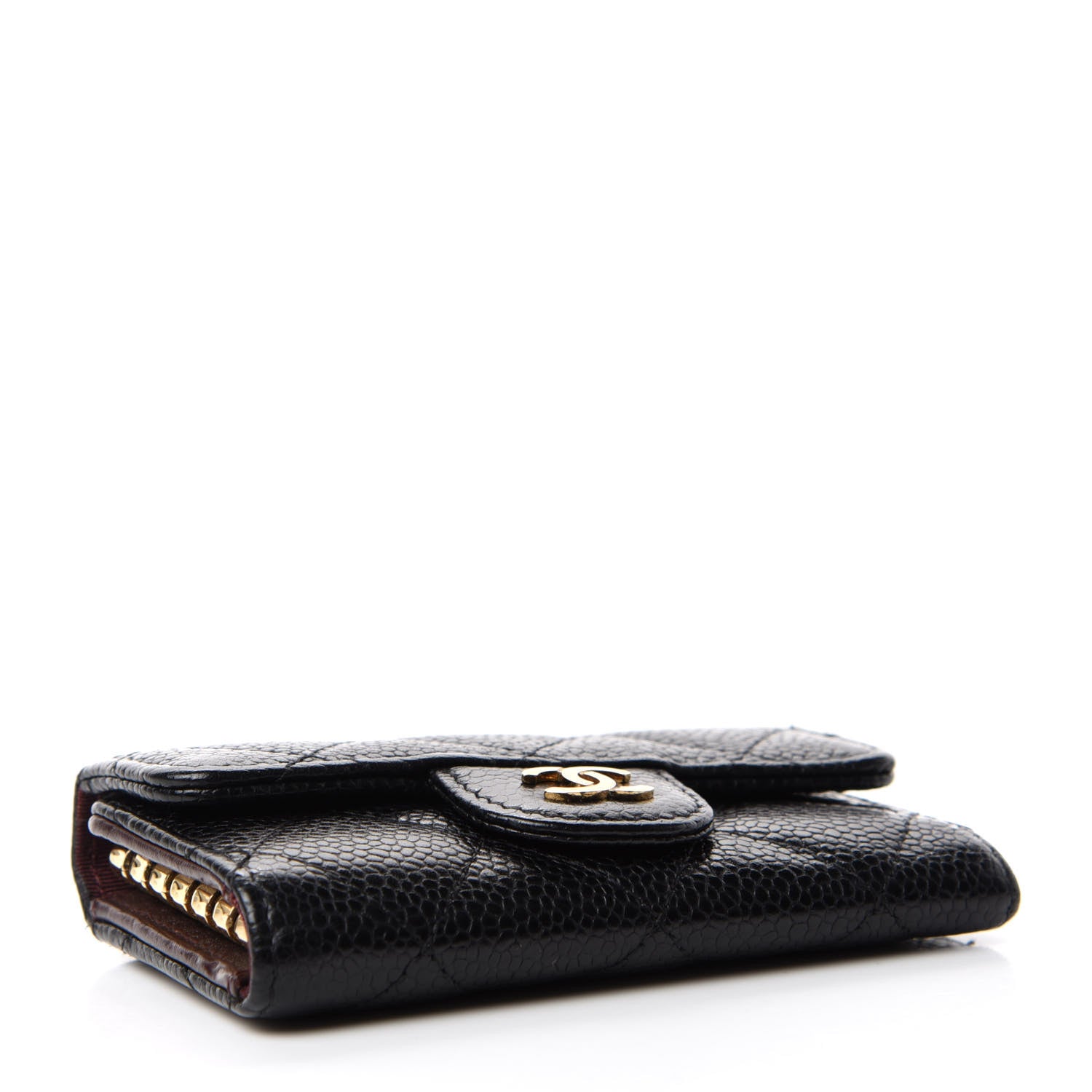 Chanel Caviar Quilted 6 Key Holder Black 4 of 9