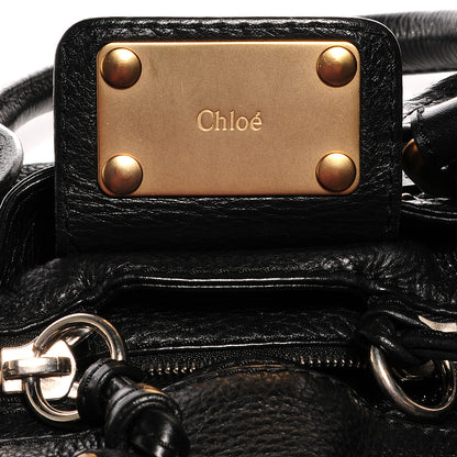 Chloe Leather Medium Paddington Satchel Black 7 of 12