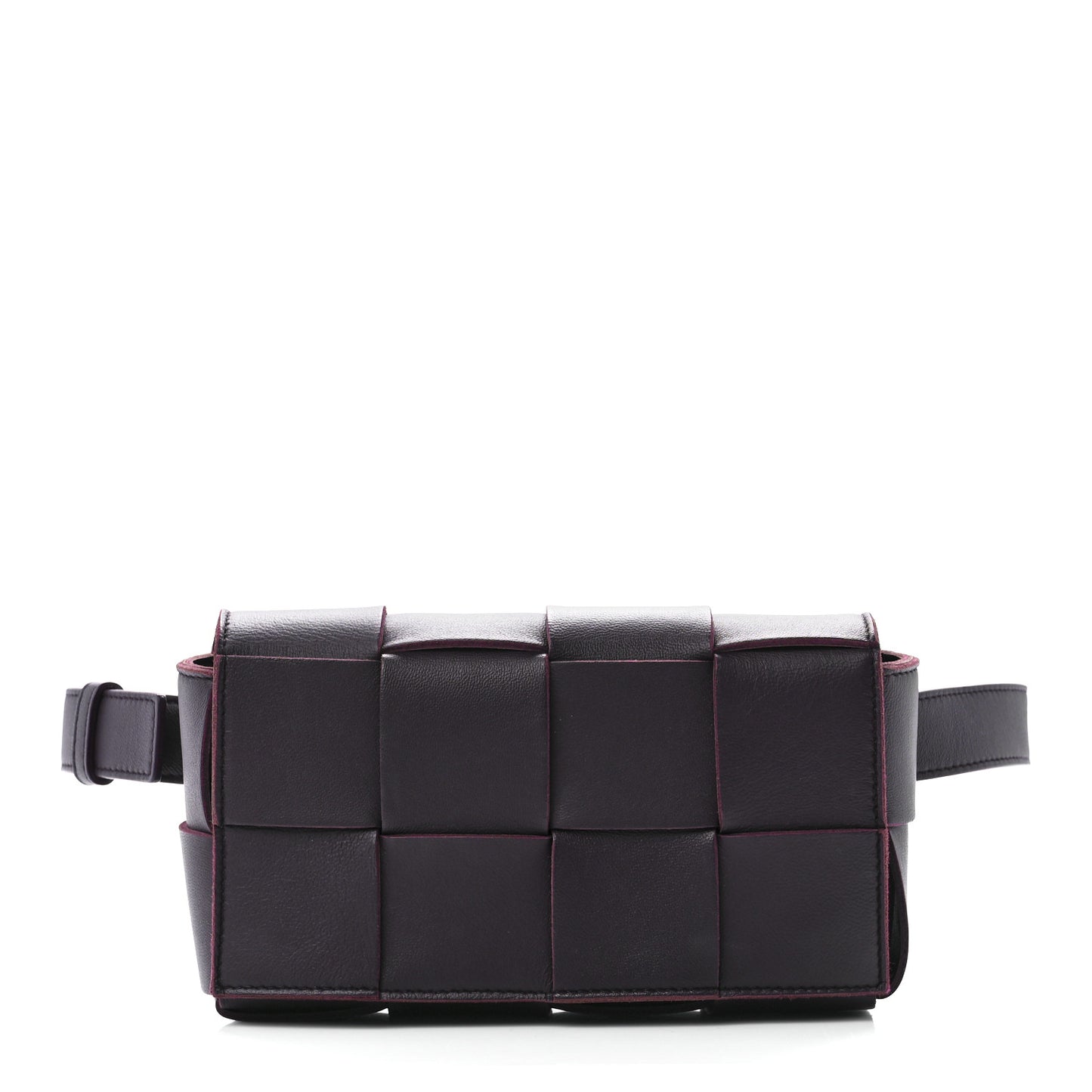 Nappa Maxi Intreccio The Belt Cassette Bag Grape