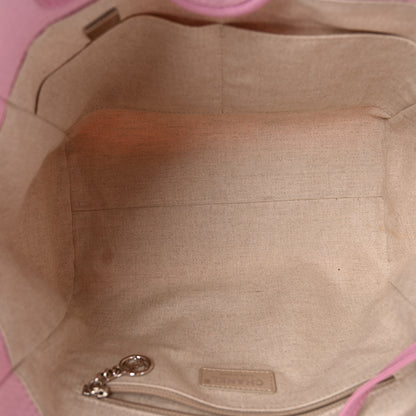 Chanel Mixed Fibers Small Deauville Tote Pink 6 of 11