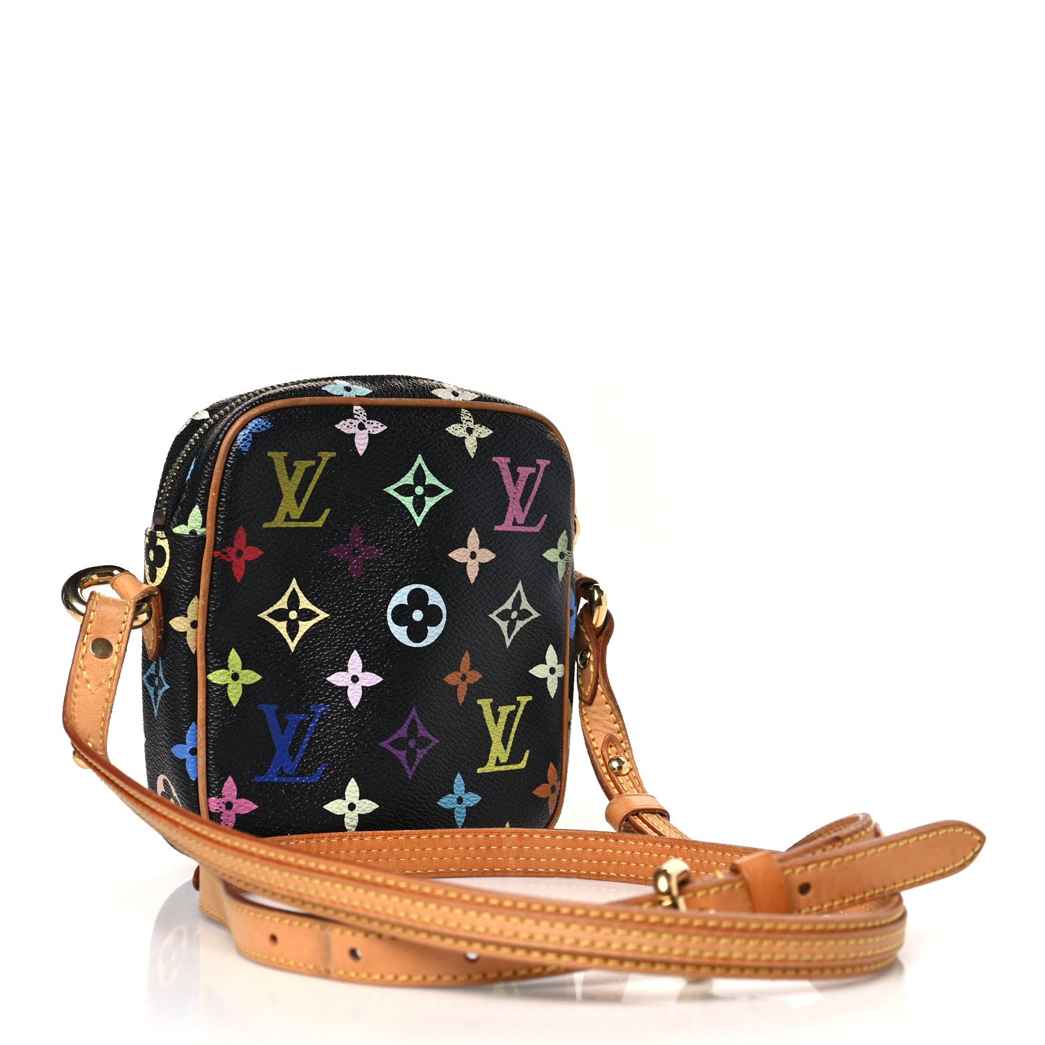 Louis Vuitton Monogram Multicolor Rift Black 3 of 8
