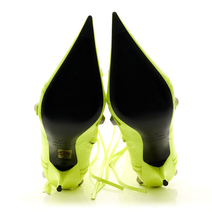 Balenciaga Agneau Arena Cagole 90mm Boots 39 Fluo Yellow 5 of 9