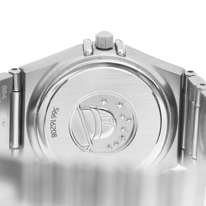 Omega Stainless Steel 25mm Constellation Quartz Watch White 1572.30 4 of 4