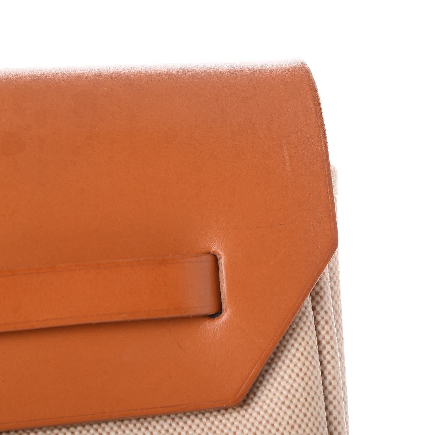 Hermes Toile Vache Calfskin Herbag 39 MM Natural 31 of 37