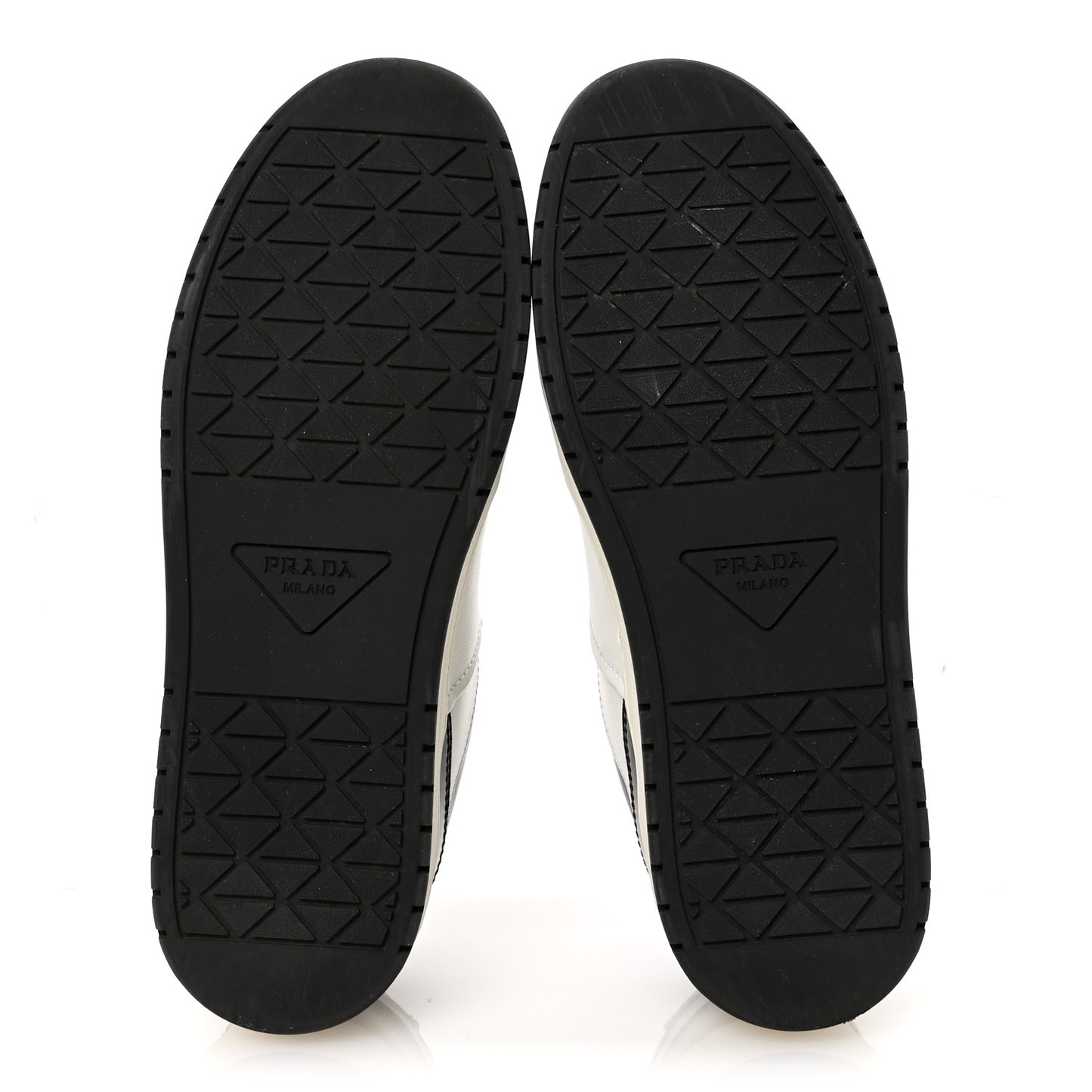 Vitello Sport Spazzolato Rois Triangle Logo Womens Downtown Low Top 30mm Sneakers 37.5 White Black