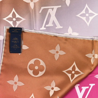 Louis Vuitton Louis Vuitton Silk Carre 90 Aurora Fuchsia 3 of 3
