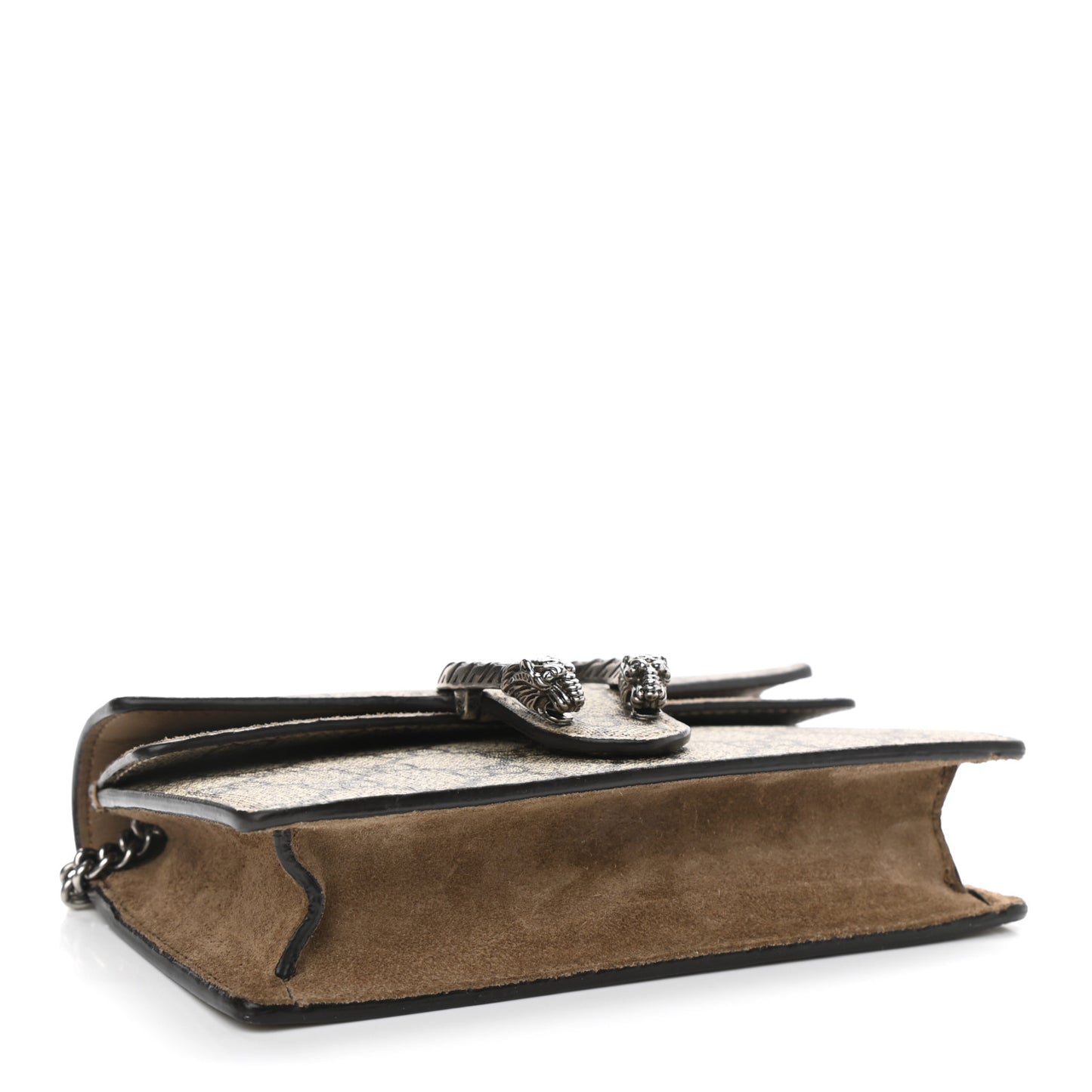 GG Supreme Monogram Super Mini Dionysus Shoulder Bag Taupe