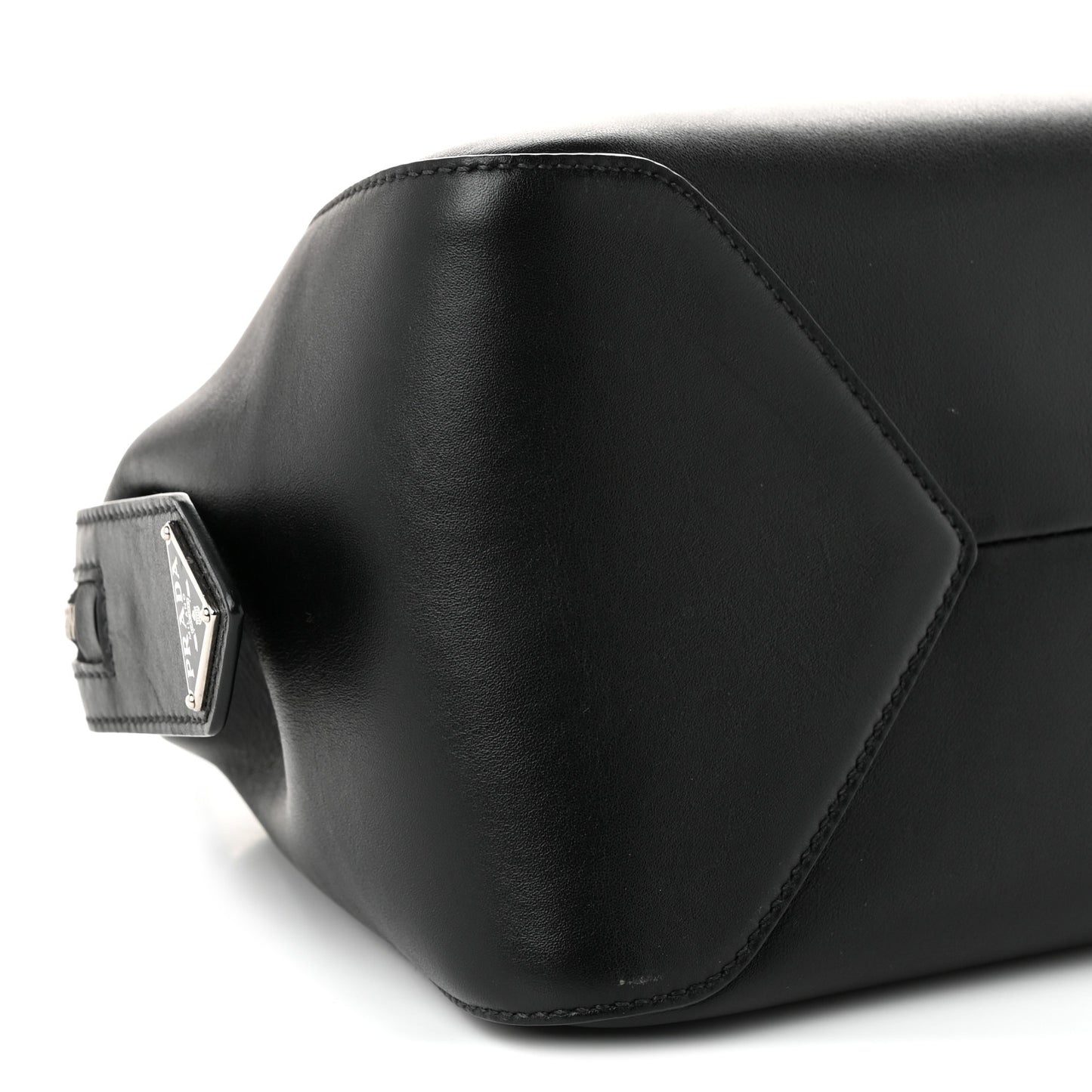 Softy Calfskin Small Supernova Handbag Black