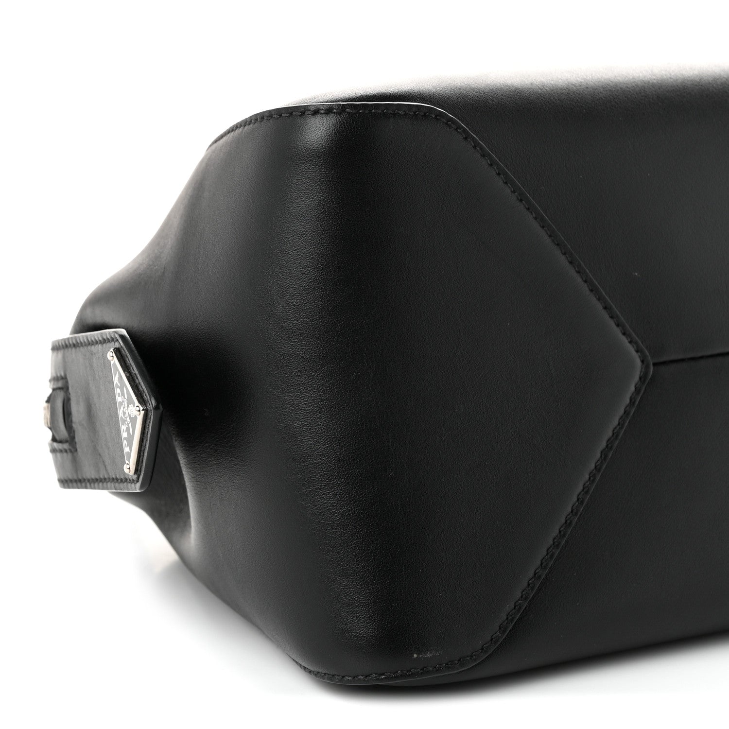 Prada Softy Calfskin Small Supernova Handbag Black 9 of 10