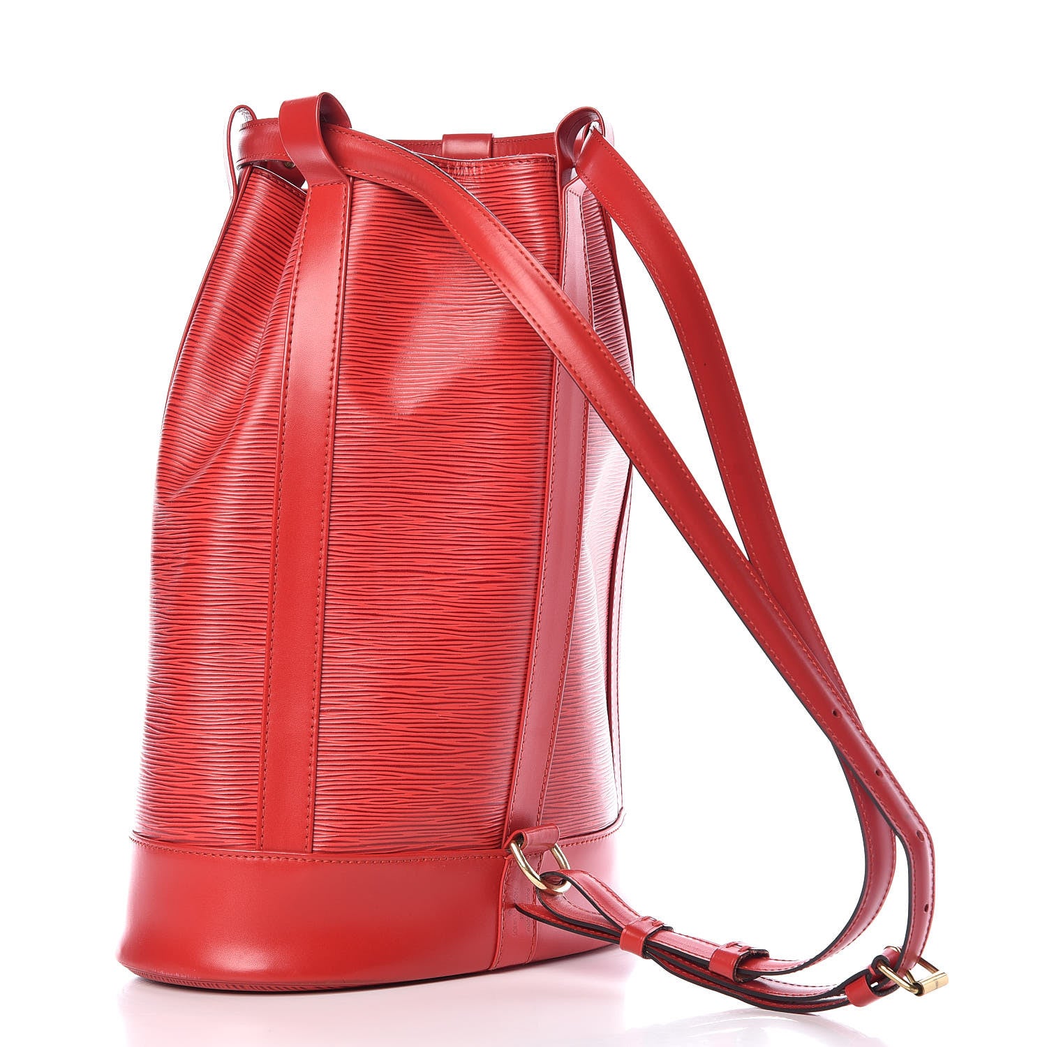 Louis Vuitton Epi Randonnee PM Castillan Red 3 of 8