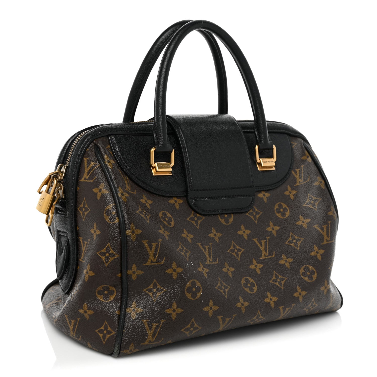 Louis Vuitton Monogram Golden Arrow Speedy Black 4 of 16