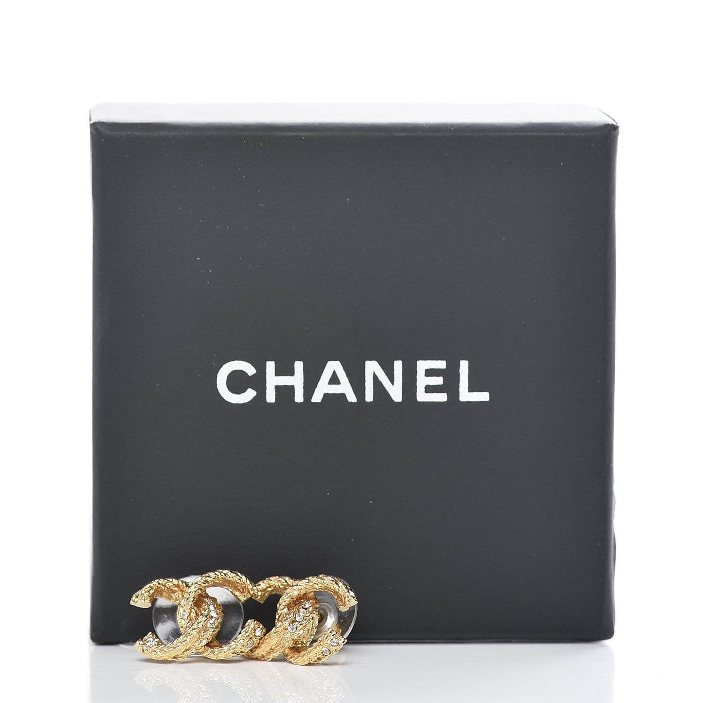 Twisted CC Earrings Gold