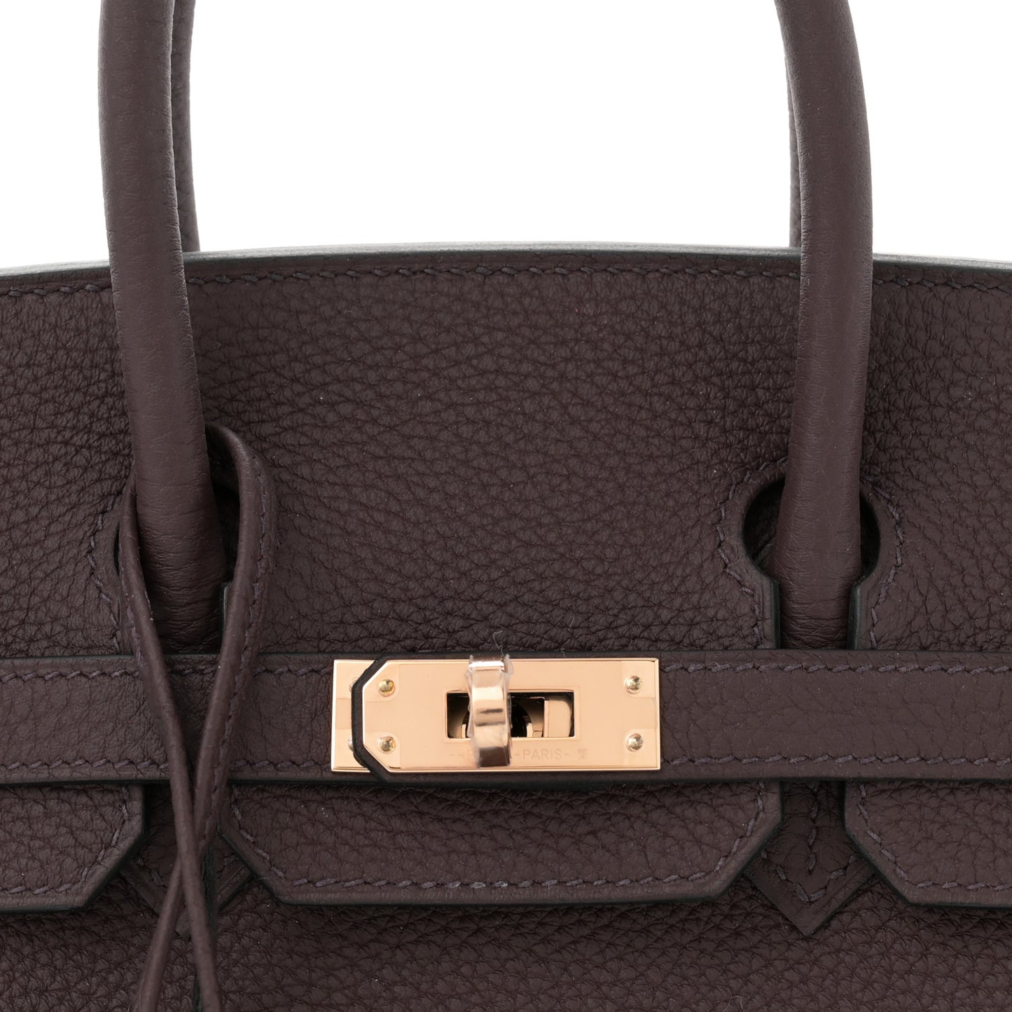 Togo Horseshoe Birkin 25 Rouge Sellier Rose Mexico