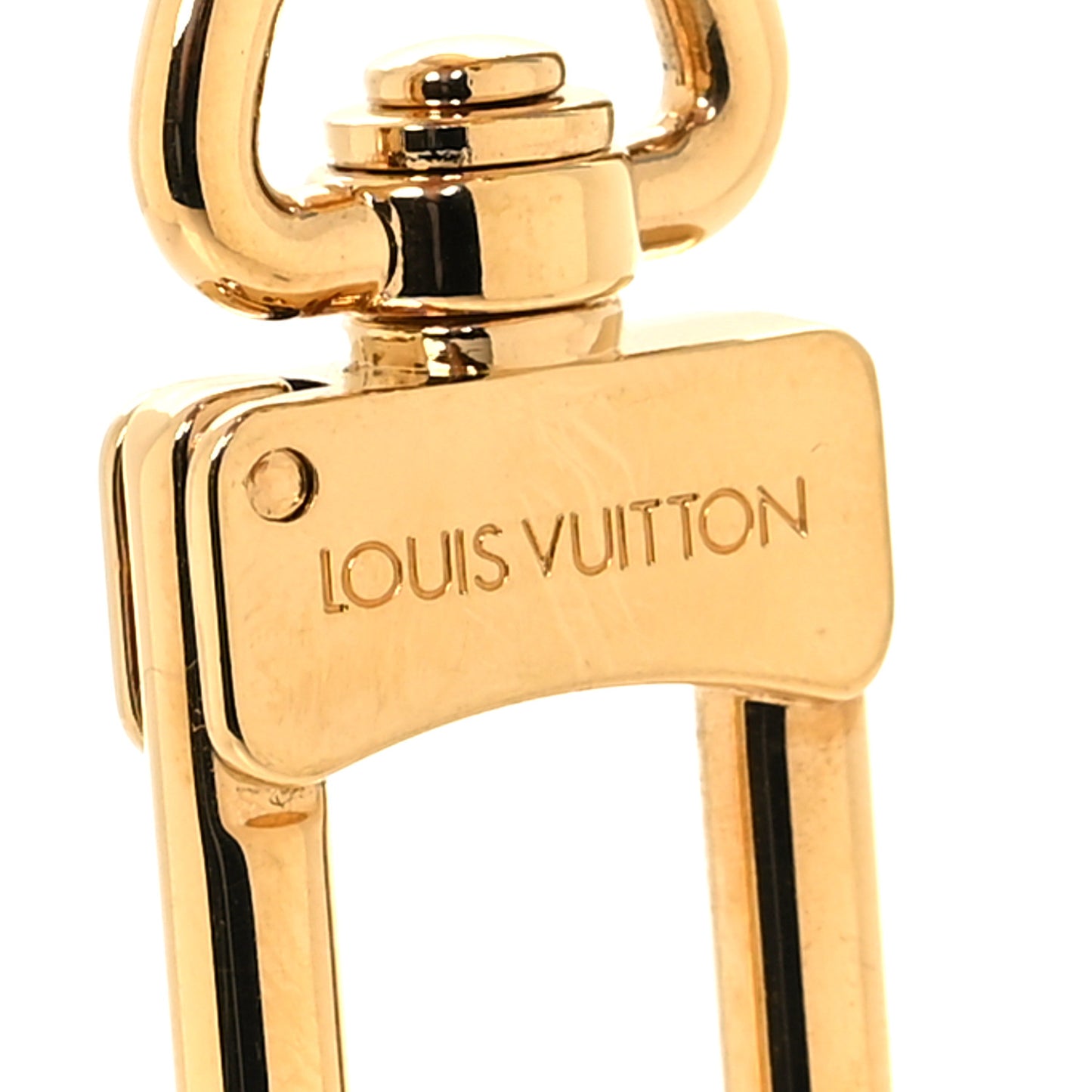 LOUIS VUITTON Metallic Monogram LV Garden Illustre Bag Charm Key Ring Blue