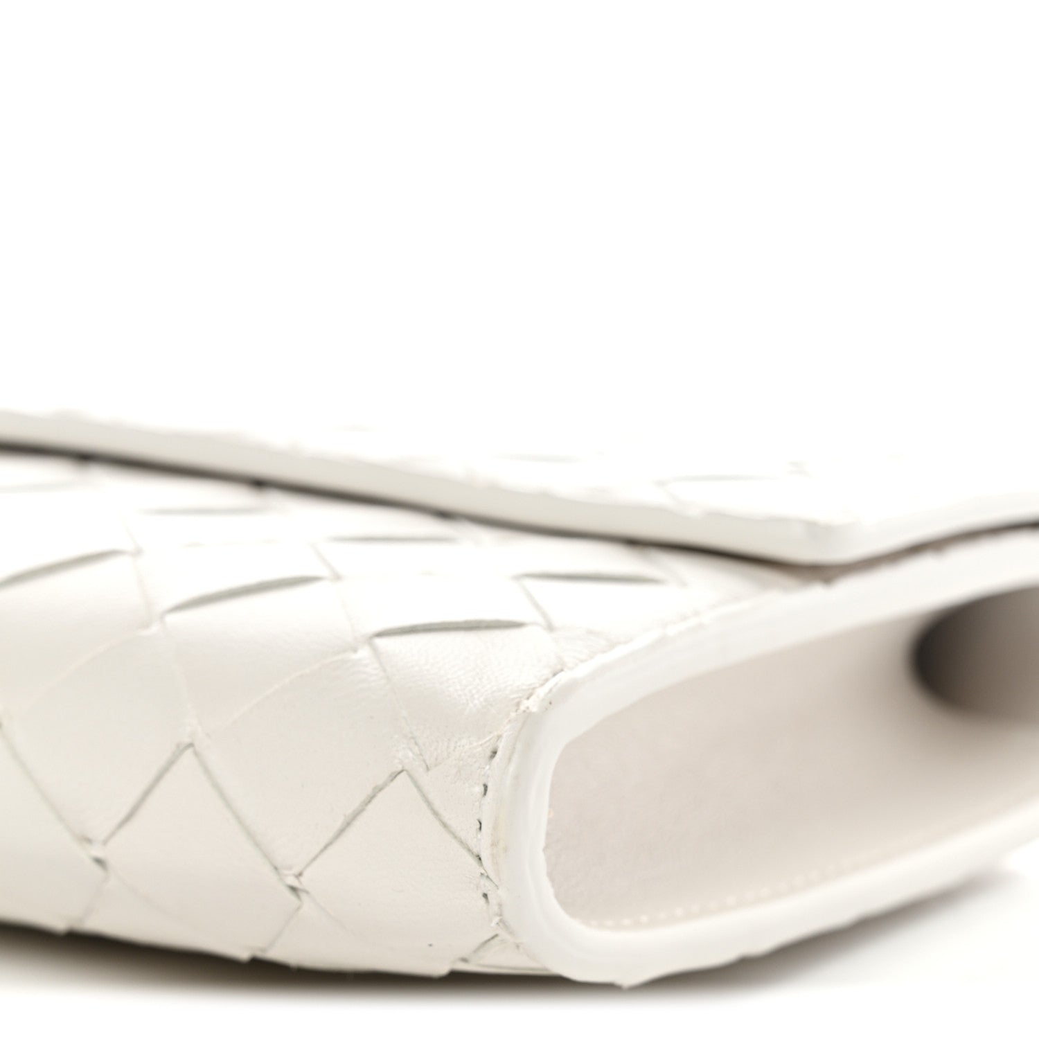 Bottega Veneta Nappa Intrecciato Long Andiamo Top Handle Clutch White 2 of 10