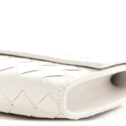 Bottega Veneta Nappa Intrecciato Long Andiamo Top Handle Clutch White 2 of 10
