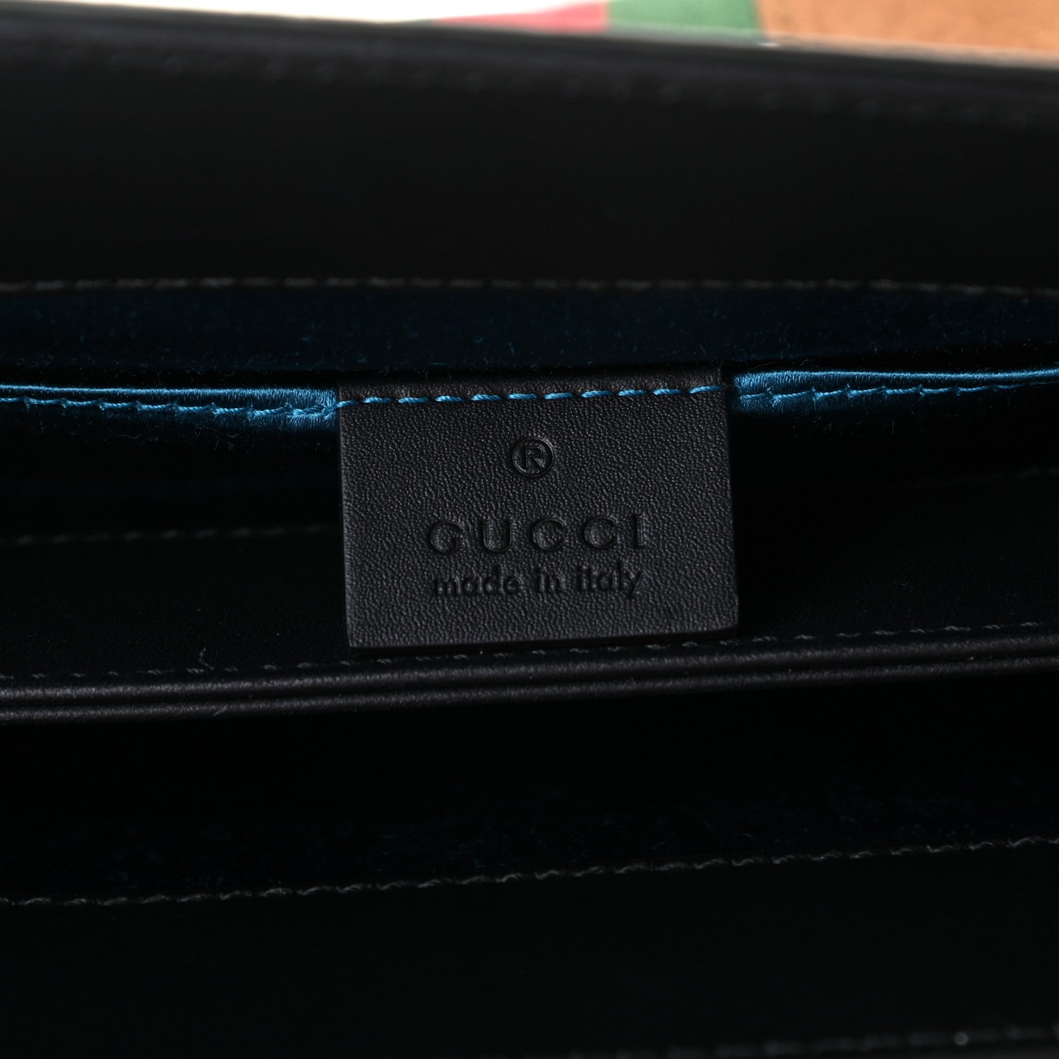 Gucci Suede Patent Web Small Ophidia Chain Shoulder Bag Nocciola Black 6 of 7
