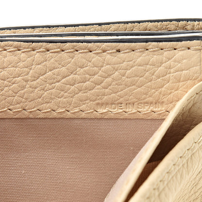 Chloe Grained Calfskin Marcie Square Wallet Blondie Beige 8 of 9