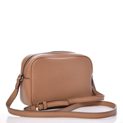 Gucci Pebbled Calfskin Small Soho Disco Bag Camelia 3 of 9